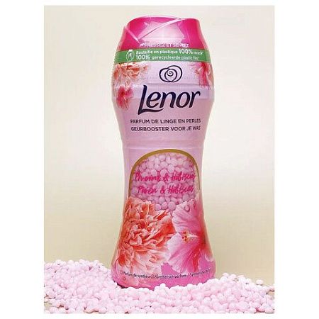 Кондиционер для белья в гранулах 210 г, LENOR "Pivoine & Hibiscus", пион и гибискус 