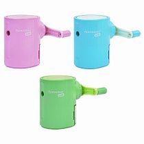 Точилка механическая BRAUBERG KIDS, для простых и цветных карандашей, цвет корпуса ассорти, 272006 Точилка механическая BRAUBERG KIDS, для простых и цветных карандашей, цвет корпуса ассорти, 272006