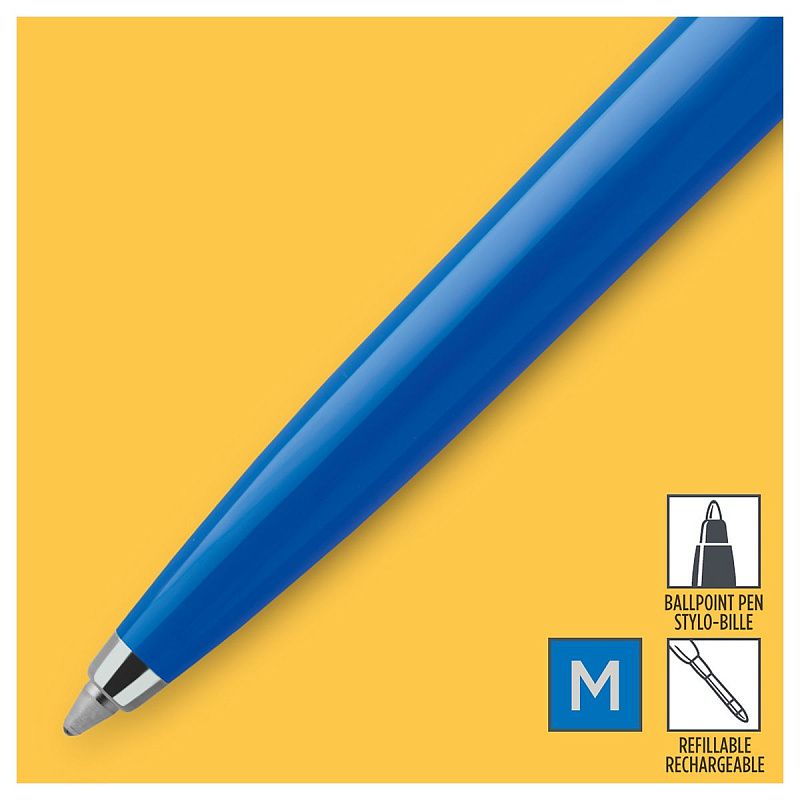 Ручка шариковая Parker "Jotter Blue CT" синяя, 1,0мм, кнопочн., пластик. корпус, блистер 