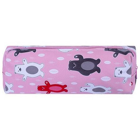 Пенал-косметичка ПИФАГОР, мягкий, "BEAR", прямоугольный, 20х7х4 см, 229266 