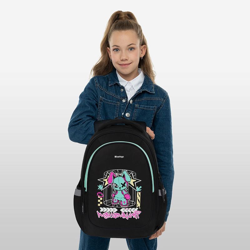 Рюкзак Berlingo Modern "Push your limits" 38*30*18см, 3 отделения, 2 кармана, эргономичная спинка 