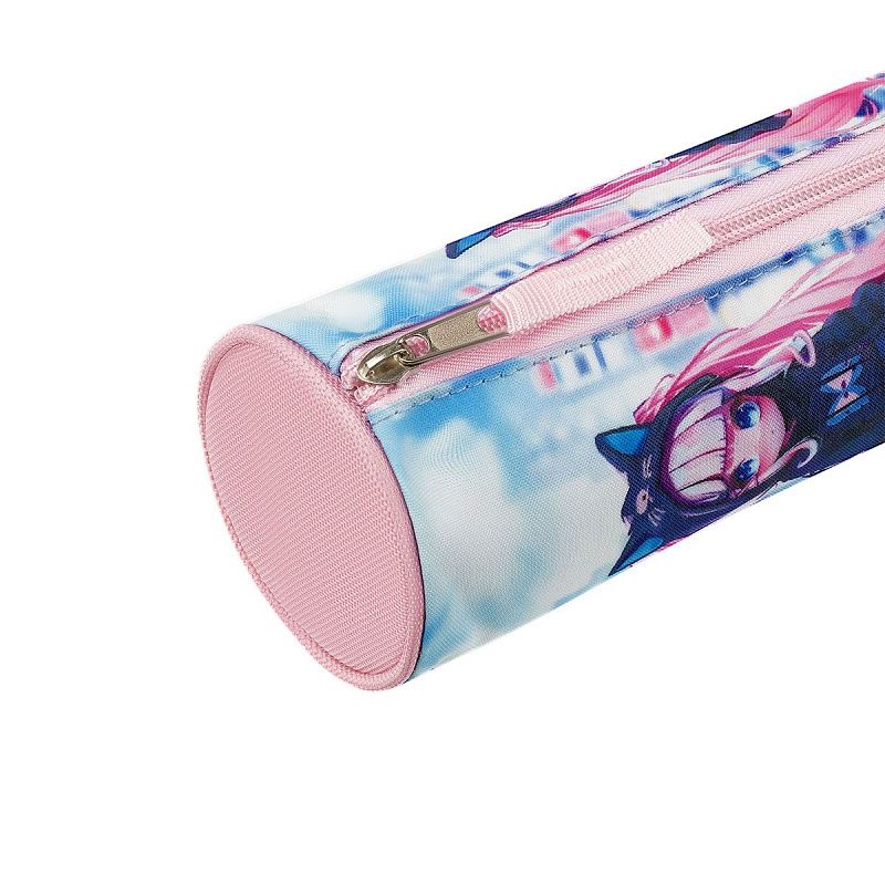 Пенал 210*80 ArtSpace "Stylish girl", тубус, полиэстер 