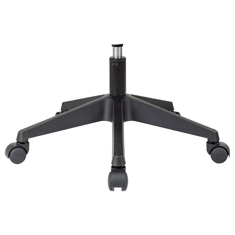 Кресло оператора Helmi HL-M95 R (695) "Airy", спинка сетка оранжевая/сиденье ткань TW черная, пиастра