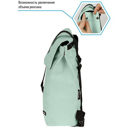 Рюкзак Berlingo Trends "Eco mint" 36*28,5*13см, 1 отделение, тайвек 