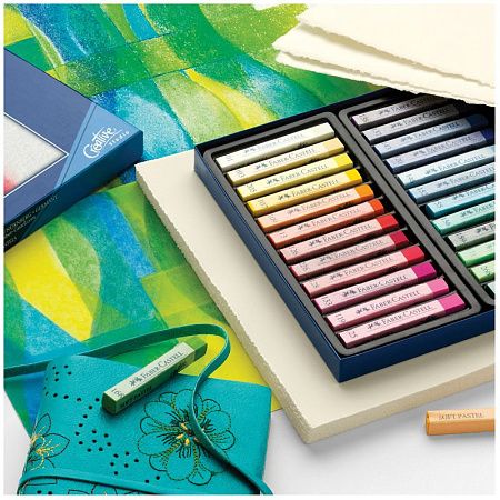 Пастель Faber-Castell "Soft pastels", 36 цветов, картон. упаковка