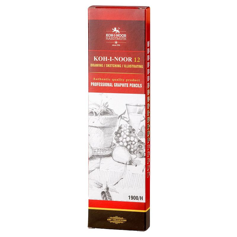 Карандаш ч/г Koh-I-Noor "Toison D`or 1900" H, заточен. 