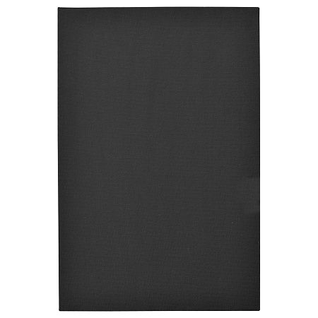 Холст на МДФ Гамма "Студия", 20*30см, цвет черный, 100% хлопок, 280г/м2, мелкое зерно