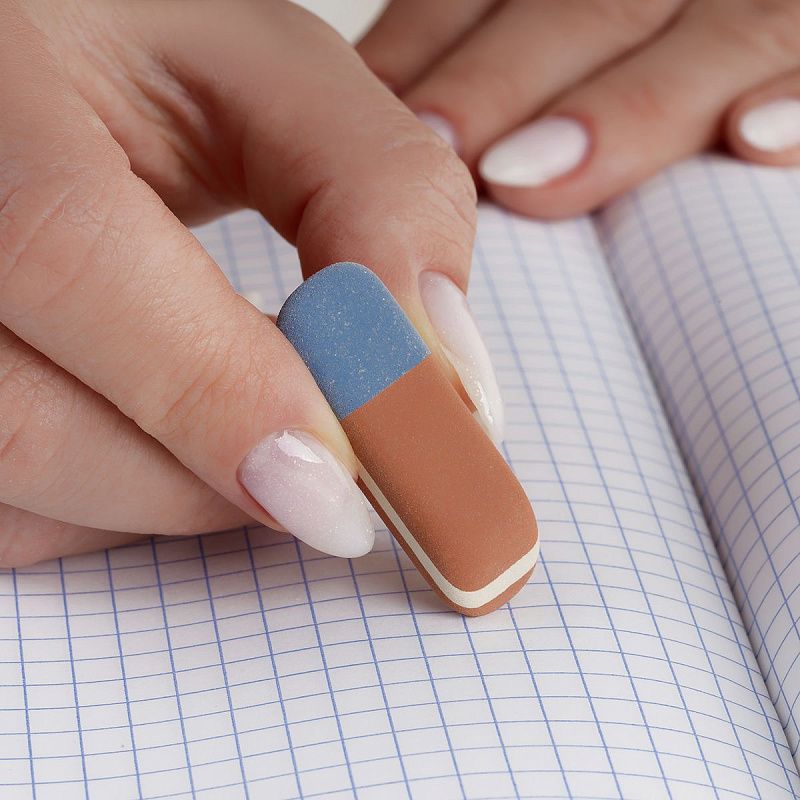 Набор ластиков Koh-I-Noor, 50г., овальный, комбинированный, натуральный каучук, европодвес 