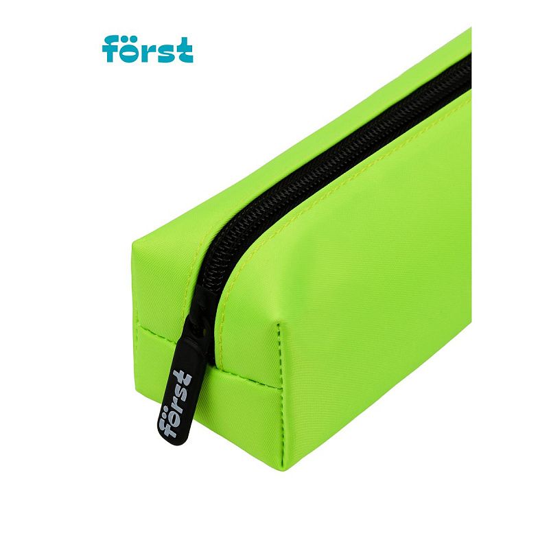 Пенал мягкий 1 отделение, 210*55*55 Först "Lime", полиэстер 