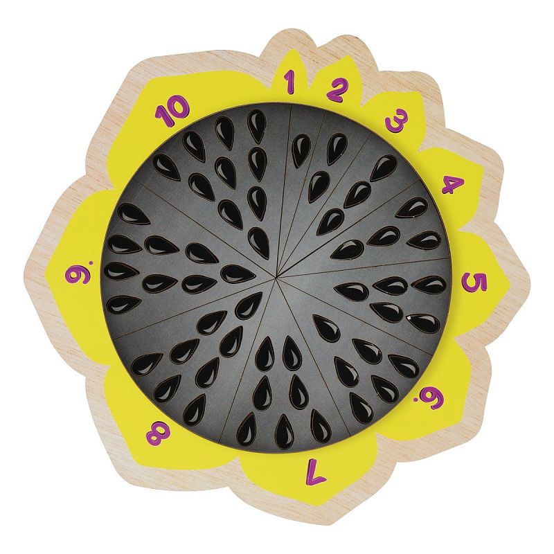 Обучающая игра ТРИ СОВЫ "Подсолнух", учимся считать,  дерево