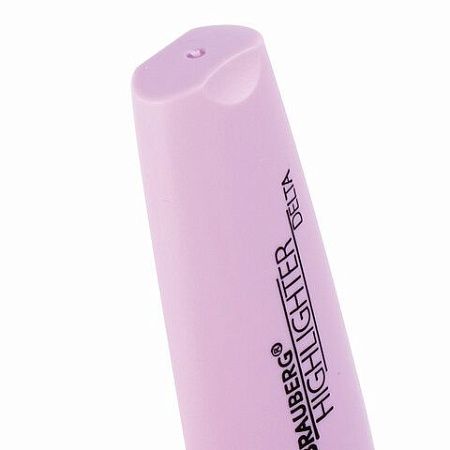 Текстовыделитель BRAUBERG "DELTA PASTEL", ЛАВАНДОВЫЙ, линия 1-5 мм, 151733 