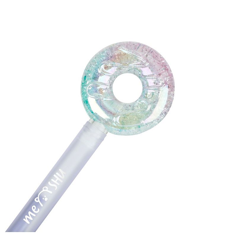 Ручка шариковая MESHU "Donats" синяя, 0,5мм, корпус ассорти 