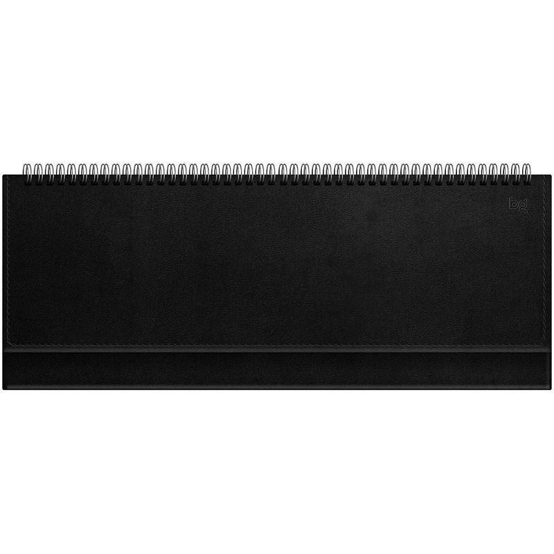 Планинг недатированный, 56л., 330*130мм, кожзам, BG "Winner. Black", черный