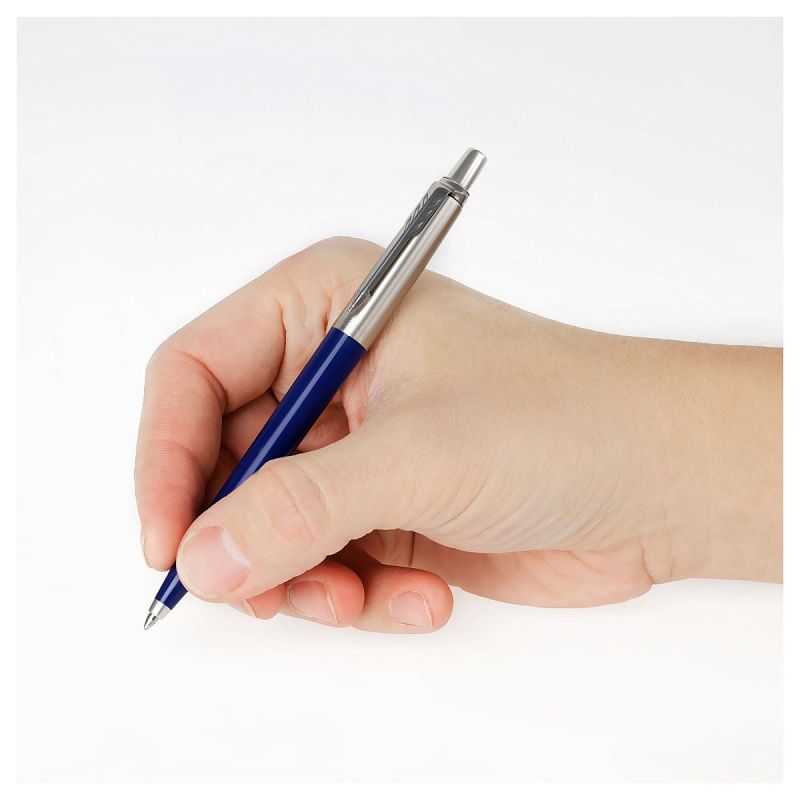 Ручка шариковая Parker "Jotter Originals Recycled Navy CT" синяя, 1,0мм, кнопочн., подарочная упаковка 