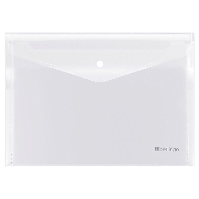 Папка-конверт на кнопке Berlingo "No Secret", А4, 200мкм, матовая