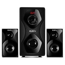 Колонки SVEN MS-2055 2.1, 55 Вт, Bluetooth, дерево, черные