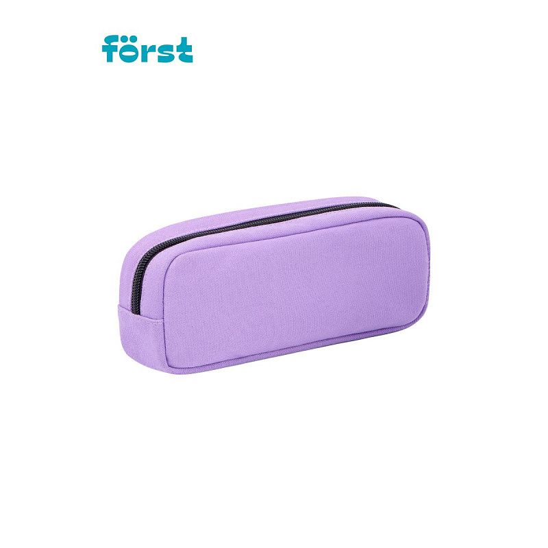 Пенал мягкий с прозрачным окошком, 1 отделение, 205*80*50 Först "Cool girl", текстиль с ПВХ 