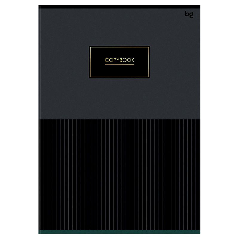 Тетрадь 96л., А4, клетка BG "Minimal", глянцевая ламинация, тиснение фольгой