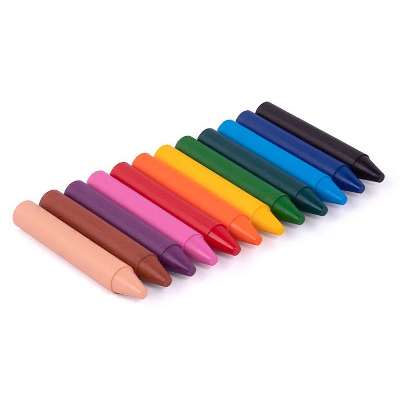 Мелки восковые JOVI, 12цв., круглые, картон, европодвес