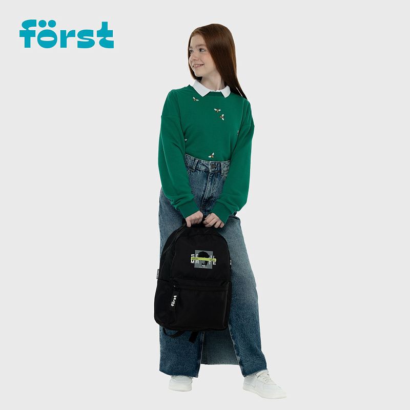 Рюкзак Först F-Spirit "Urban Jungle" 40*29*13см, 1 отделение, 3 кармана, уплотненная спинка 