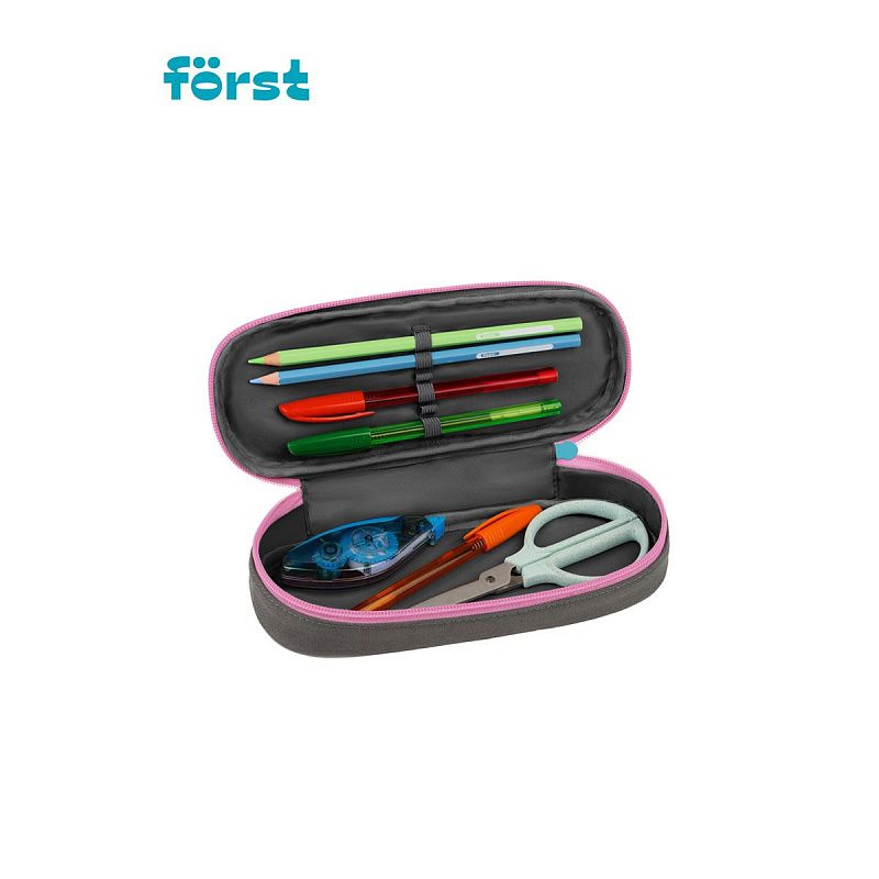 УЦЕНКА - Пенал корпусный 1 отделение, 220*90*45 Först "PAWsitive", полиэстер (осн 352079) 