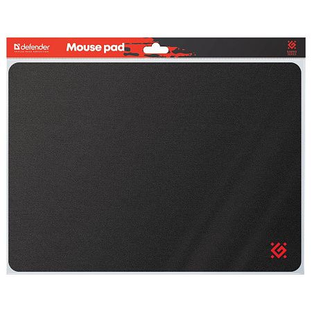 Коврик для мыши Defender Black S 350*250*3мм, ткань+резина