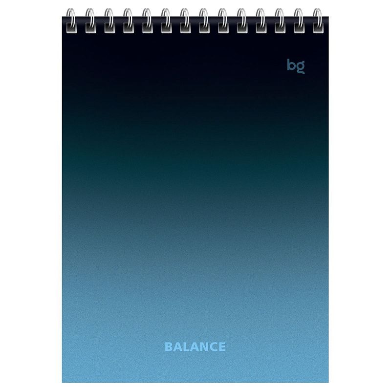Блокнот А5 40л. на гребне BG "Моноколор. Баланс"