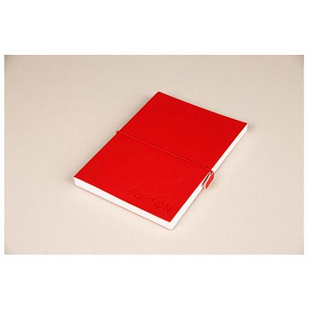 Скетчбук для смешанных техник 32л., А5 Clairefontaine "Paint ON", на сшивке, мелкозерн., резинка, кожзам, 250г/м2