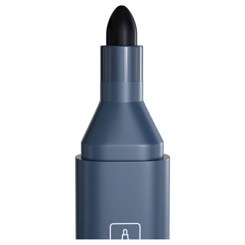 Маркер перманентный Berlingo "Multiline PE320" черный, пулевидный, трехгранный, 3мм 