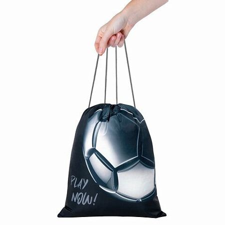 Мешок для обуви BRAUBERG KIDS, с петлей, 42х34 см, "Score ball", 272415 