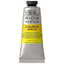Краска акриловая художественная Winsor&Newton "Galeria", 60мл, туба, бледно-желтый кадмий Краска акриловая художественная Winsor&Newton "Galeria", 60мл, туба, бледно-желтый кадмий