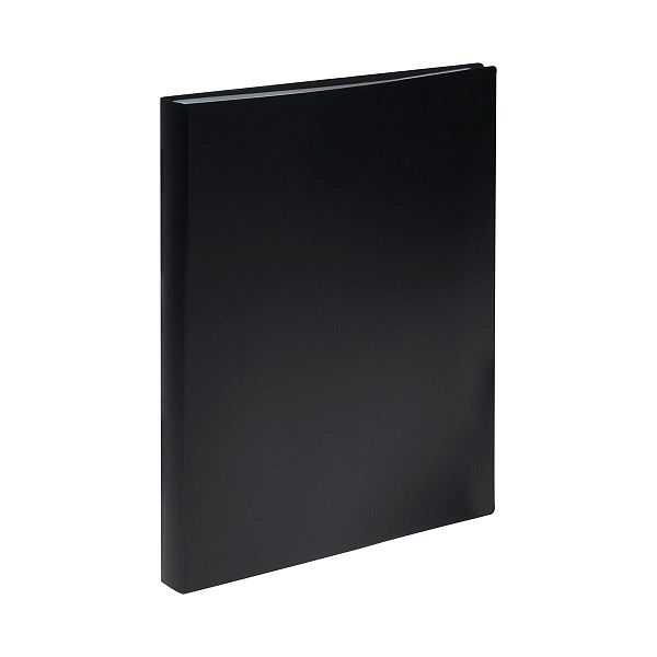 Папка с 60 вкладышами СТАММ А4, 21мм, 600мкм, пластик, черная