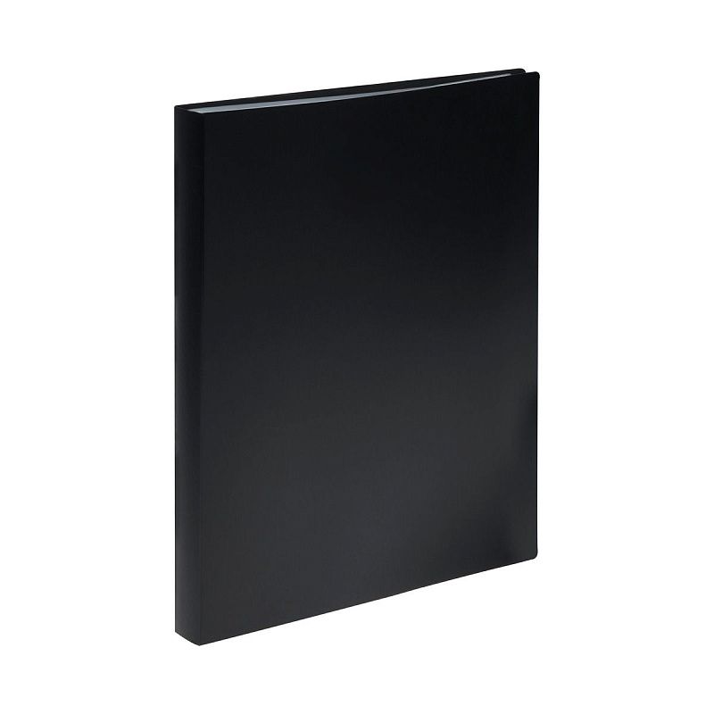 Папка с 60 вкладышами СТАММ А4, 21мм, 600мкм, пластик, черная