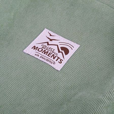 Сумка-шоппер BRAUBERG MOMENTS, вельвет, 35х30 см, мятный, 271908 