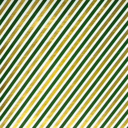 Бумага упаковочная новогодняя С ЭФФЕКТАМИ (1 шт.) "Gold&Green", 70х100 см, ассорти, ЗОЛОТАЯ СКАЗКА, 592186