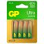 Батарейка GP Ultra G-Tech AA (LR6) 15AU алкалиновая, BC4