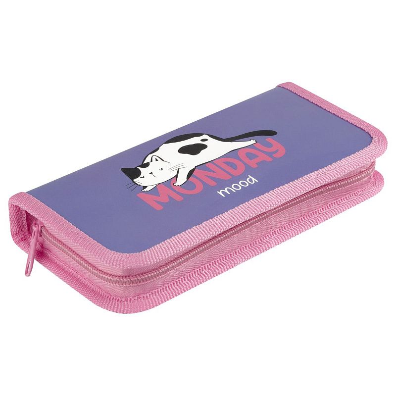 Пенал 1 отделение, 190*90 ArtSpace "Cat mood", ламинированный картон 