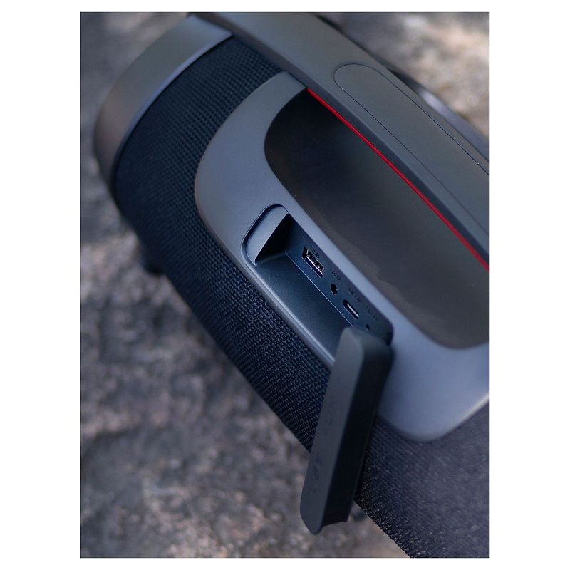 Колонка портативная Smartbuy COMMANDER, 80Вт, Bluetooth, MP3, FM-радио, подстветка, micro SD, черный