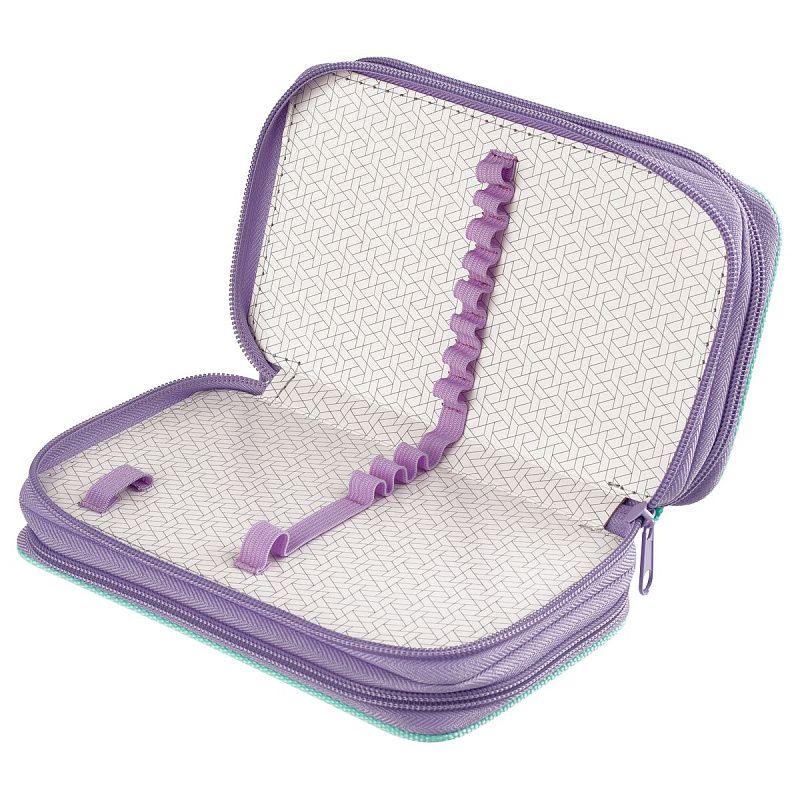 Пенал 3 отделения, 190*110 ArtSpace "Capybara", ламинированный картон 