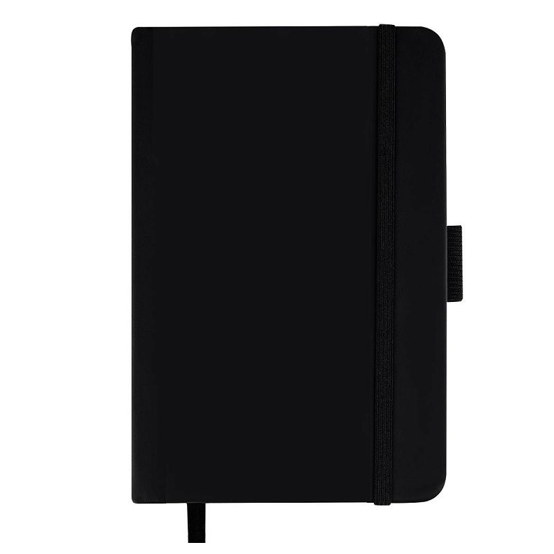 Скетчбук 100л., 90*140 Гамма "Студия", черный, твердая обложка, на резинке, слоновая кость, 110г/м2