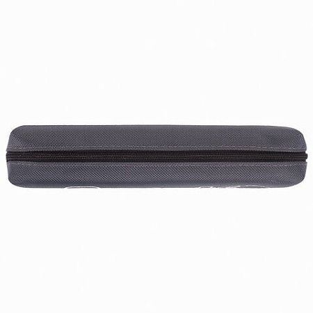 Пенал BRAUBERG, 1 отделение, полиэстер, "Sport", серый, 19х4х6 см, 270268 