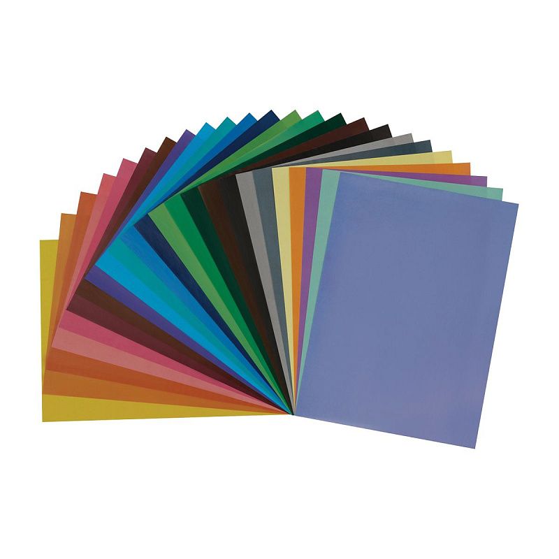 Цветная бумага мелованная А4, Мульти-Пульти, 24л., 24цв., в папке, "Приключения Енота"