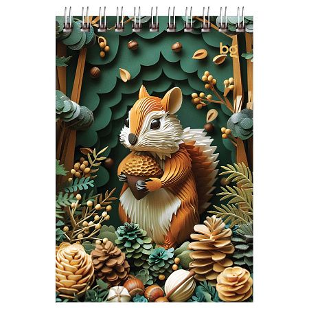 Блокнот А6 40л. на гребне BG "Paper art"