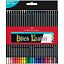 Карандаши цветные Faber-Castell "Black Edition", 24цв., трехгран., черное дерево, заточен., картон.