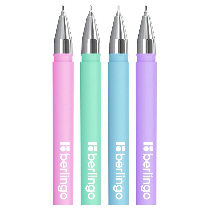 Ручка шариковая Berlingo "Starlight S" синяя, 0,5мм, корпус ассорти пастель 