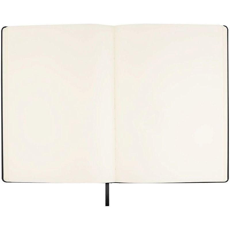 Скетчбук 80л., A4 Гамма "Студия", черный, твердая обложка, на резинке, слоновая кость, 140г/м2