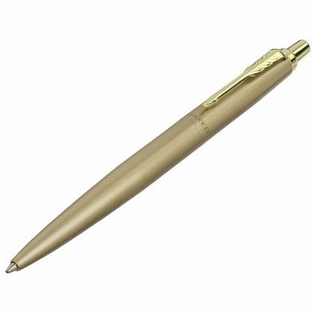 Ручка шариковая PARKER "Jotter XL Monochrome Gold GT", корпус золотой, нержавеющая сталь, синяя,2122754 