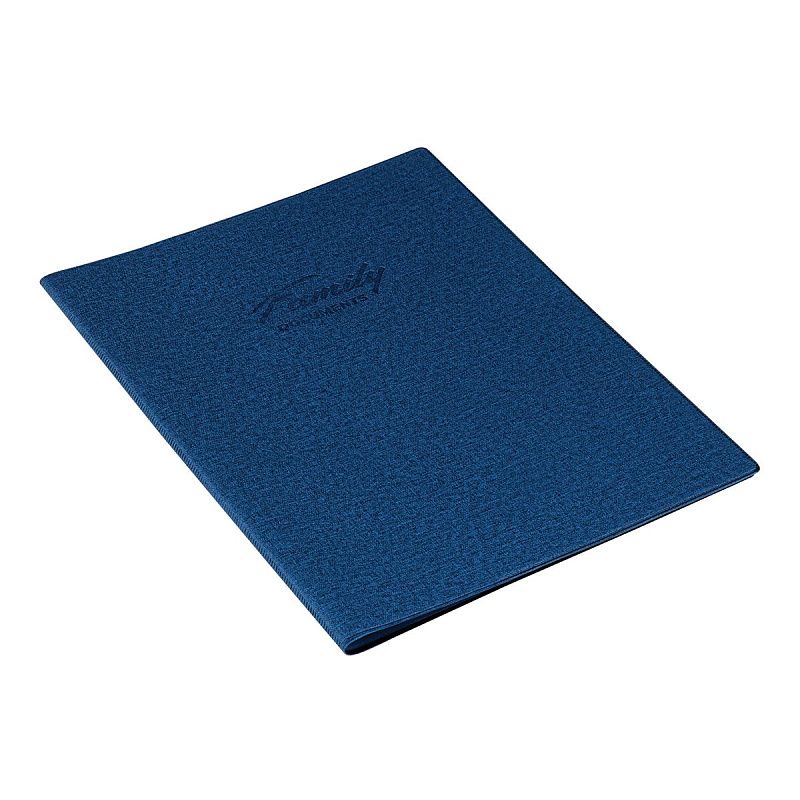 Папка для семейных документов А4, OfficeSpace, искусств. кожа, синяя, инд. упаковка, ШК 