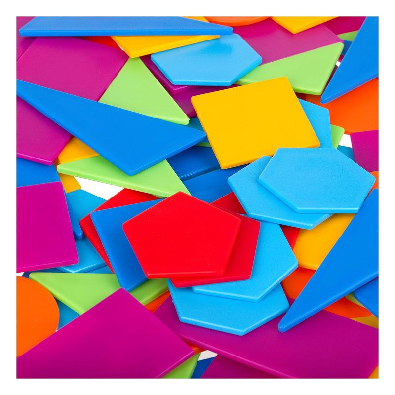 Счетный материал СТАММ "Геометрическая мозаика", 105шт., картонная коробка 