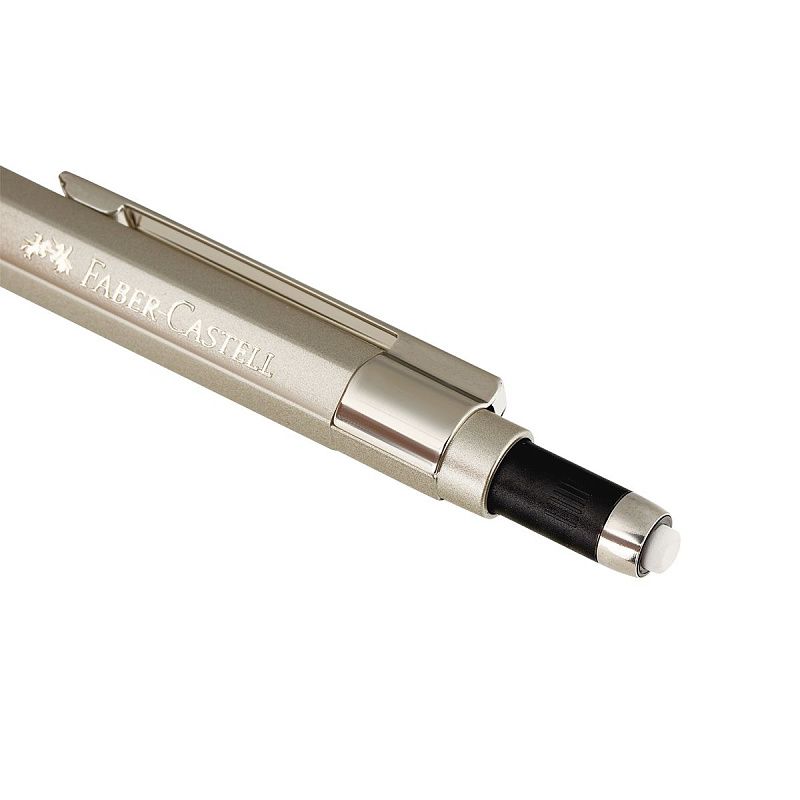 Карандаш механический Faber-Castell "TK-Fine Vario L" 0,5мм, HB, с ластиком, шампань 